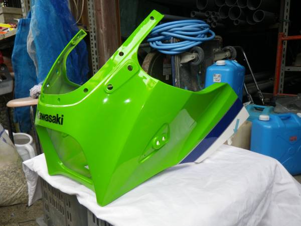 ニンジャＡ２純正アッパーカウル　ライムグリーン　