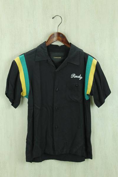 RUDE GALLERY◇ボーリングシャツ/M/BLK RUDE GALLERY 【公式通販】