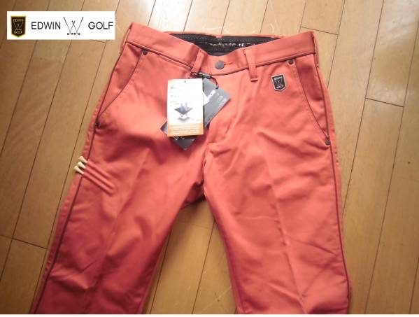 新品EDWINゴルフ●ワイルドファイア/アスリートトラウザ●OR/XS