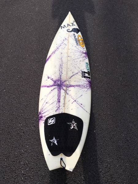 中古サーフボード　ドロップアウト 5`11 フィッシュテール