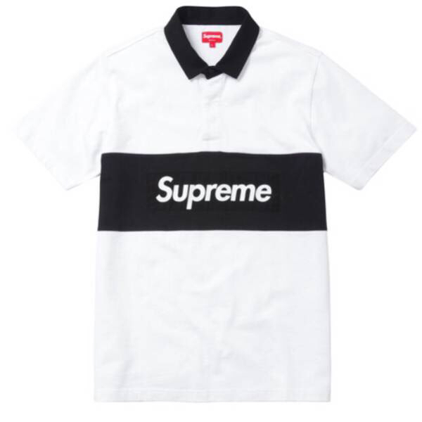 Supreme S/S Rugby white 白 ラガーシャツ ポロシャツ シュプ