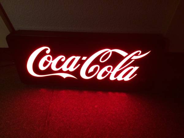 LED電光看板 コカ・コーラ Sweep LED sign ネオン 動作品 美品 値下げ