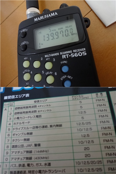 マルハマ マルチバンドレシーバー 鳴物入 RT-560S 盗聴器発見可 MARUHAMA