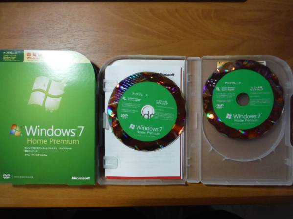 Windows 7 Home Premium アップグレード版 32 bit / 64 bit　②