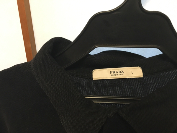 PRADAプラダのポロシャツ 黒
