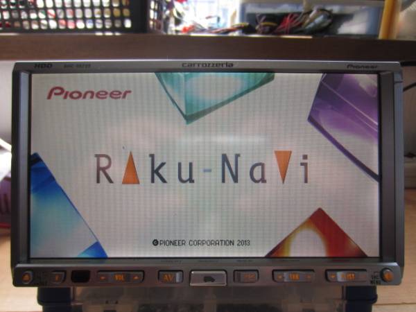 楽ナビHRZ09　2013地図　オービスデータ入り