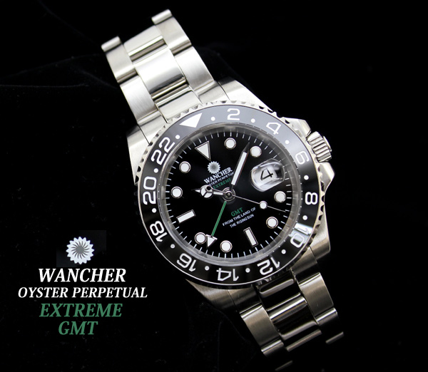 限定品!稀少Wancherエクストリーム 機械式自動巻き腕時計 GMT