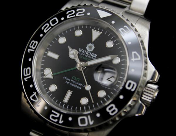 限定品!稀少Wancherエクストリーム 機械式自動巻き腕時計 GMT