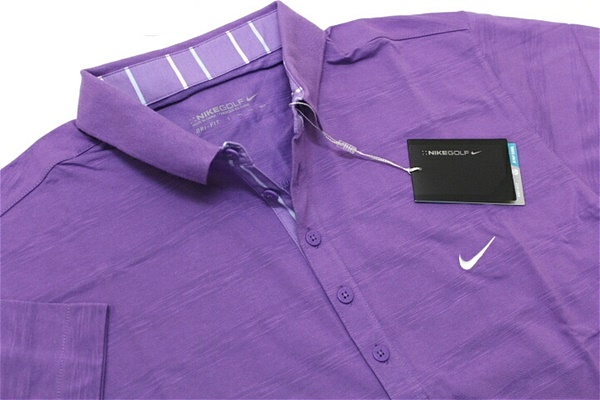 ★ナイキ ゴルフ NIKE GOLF DRY ポロシャツ 紫[402478-525-L]三