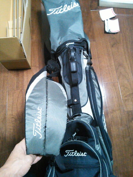 中古　タイトリスト　軽量　スタンド　キャディ　バッグ