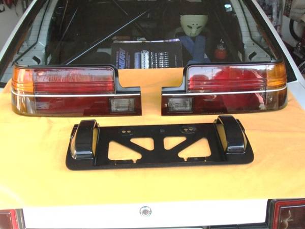 AE86 レビン 後期 2ドア テールランプ ガーニッシュセット 中古 トヨタ