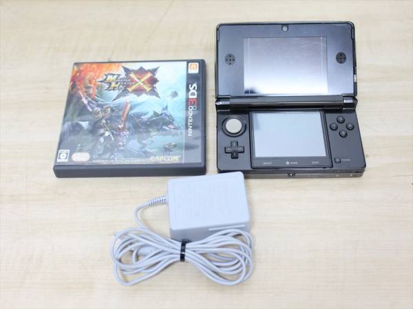 ニンテンドー3DS本体 ブラック モンスターハンターおまけ ニンテンドー