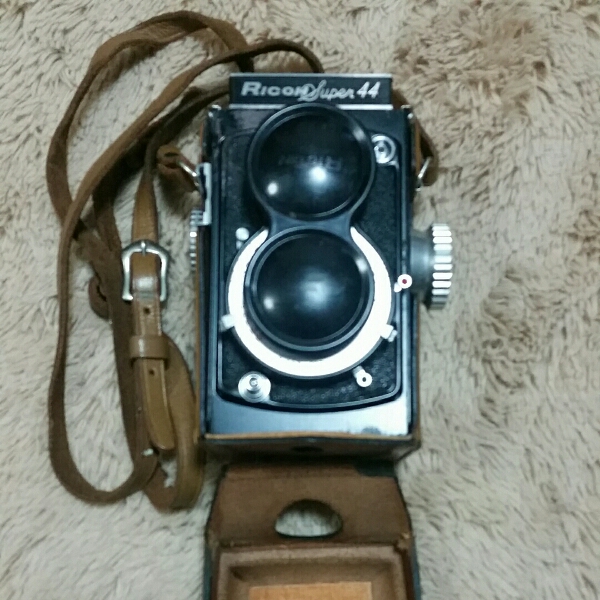 ★希少★元箱取説付美品★RICOH リコー Super44 ２眼レフカメラ