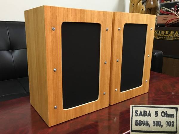 西独 美音 SABA大口径フルレンジユニット採用の小型システム ペア