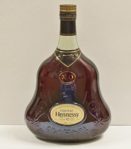 希少！Hennessy ヘネシーXO 1000ml グリーンボトル 金キャップ 未開封 