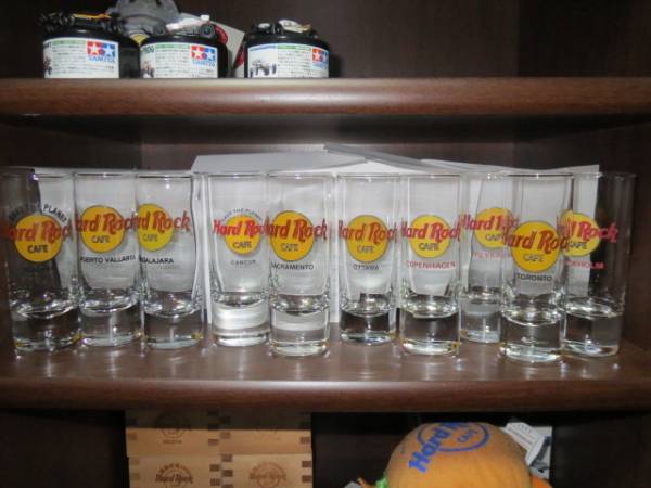 ハードロックカフェ Hard Rock CAFE Shot Glass 海外10種 貴重 3
