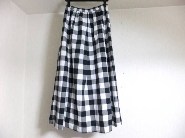 美品　ＴＡＫＵＹＡ　ブロックチェックロングスカート　F