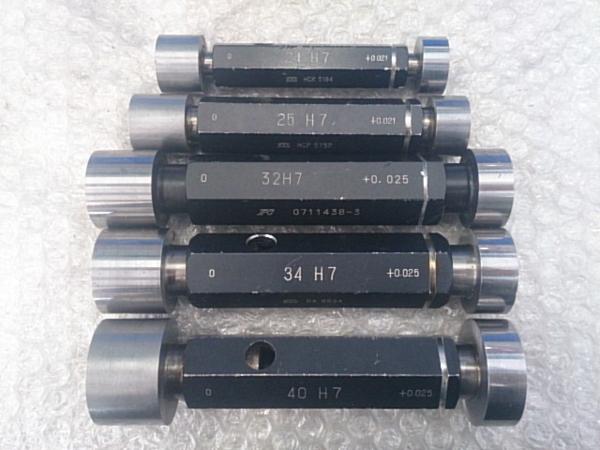 ■限界栓ゲージ5本セット　φ24～φ40　A109189　A1-2