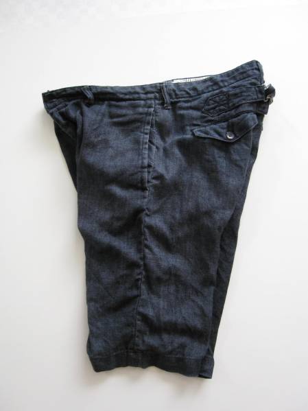 【Sanca サンカ】麻100% リネン ショートパンツ SIZE 2 W83cm!!