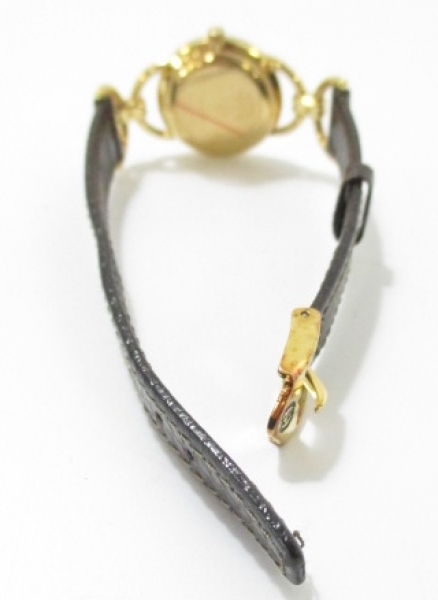 美品■GUCCI(グッチ) 腕時計 6000 レディース 革ベルト ゴールド