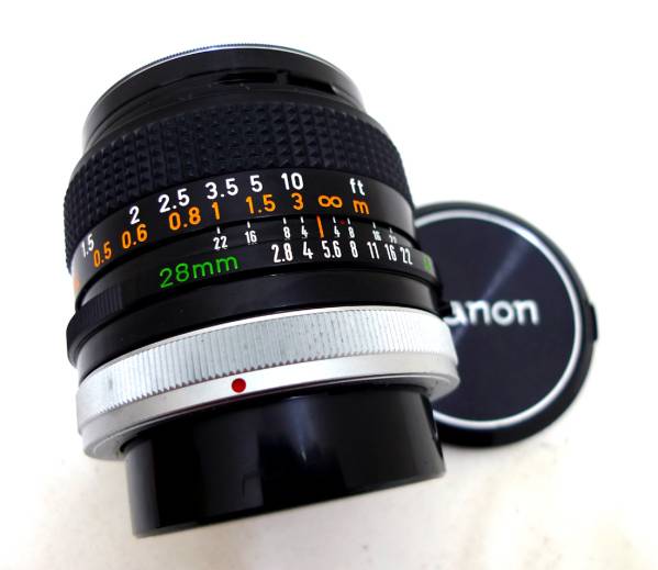 カメラ Canon FD 28mm f/2.8 レンズ 他 4点セット