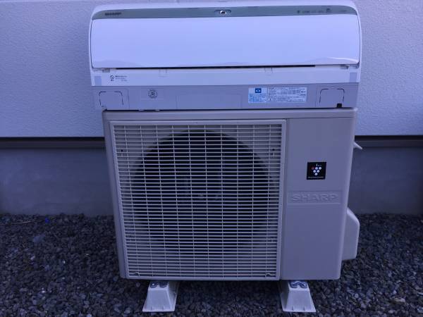 R32新冷媒 シャーププラズマクラスターエアコン12畳用《中古》
