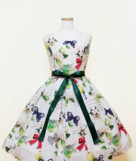 LIEFアップルブロッサムJSKシロ