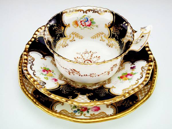 コールポート – Rose オールドノリタケ アールデコ期大銘品！金彩虹
