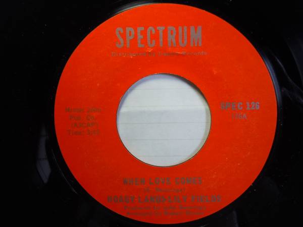 Hoagy Lnds-Lily Fields:When Love Comes GREAT X=OVER DUO