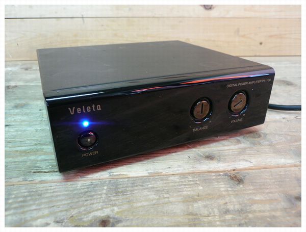 ☆veleta PA-100 180W+180W 小型デジタルパワーアンプ 774 PA-100