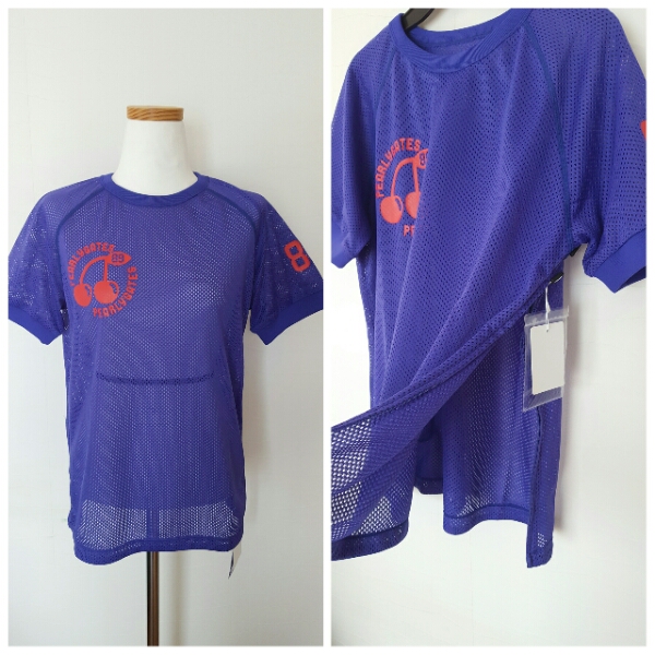 新品タグ付き☆パーリーゲイツPEARLYGATESメッシュ加工トップス0