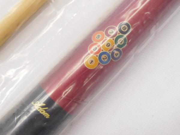 ④ADAM ビリヤード キュー 3本セット ハードケース付き 7東61