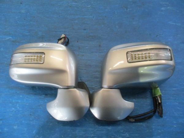 ドアミラー 日産 セレナ 2004 CBA-TC24 セレナ TC24 LEDウインカーカバー付 ドアミラー 左右Set 銀(KY0) 外装