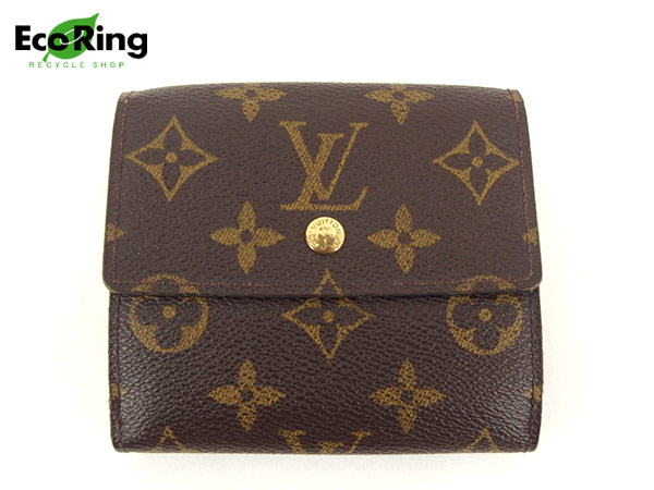 1円 ヴィトン モノグラム ポルト フォイユ・エリーズ 財布 BZ140