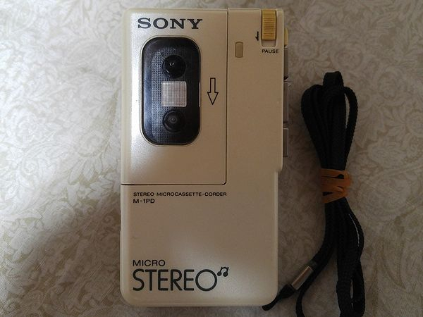 SONY ソニー マイクロカセットレコーダー M-1PD ホワイト オーディオ
