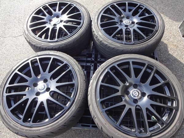 スパルコ　イヴォルブ7.5-18+48　4H100＆205/40R18MINIスイフト