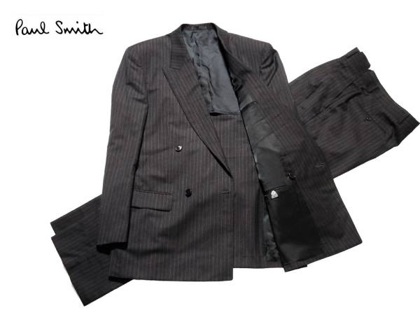 PaulSmith ポールスミス コレクション　スーツ　ブラック M ウール PaulSmith ポールスミス コレクション スーツ ブラック M ウール