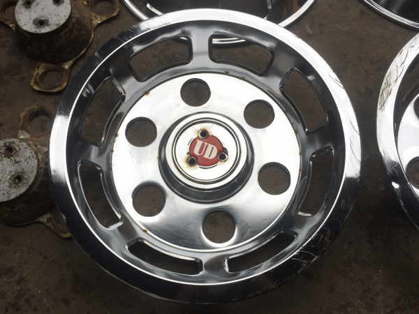 ホイール メッキ キャップ UD 19.5イン用 4本枚