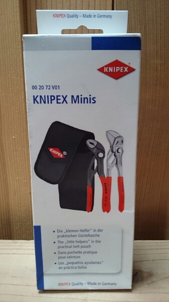 7【未使用】KNIPEX ミニコブラ プレイヤーレンチセット