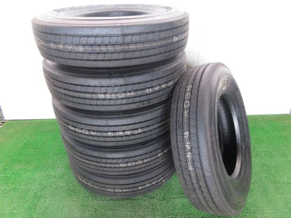 J100【送料無料】225/80R17.5 123/122L 新品 ダンロップ DECTES SP122 夏タイヤ 16年製 6本 17.5インチ トラック用 4トン トラック 等に