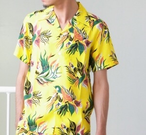 WACKO MARIA ワコマリPARADAISE GARDEN ALOHA アロハシャツ M