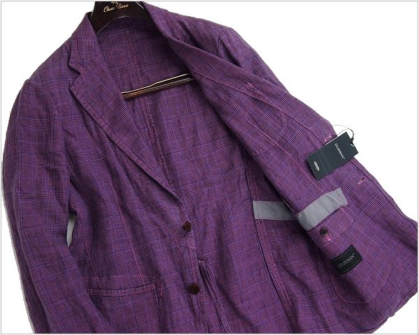 新品 DURBAN ダーバン リネンジャケット L 定価51450円 607195 Z