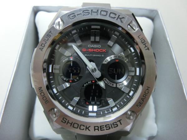 ◇1円 美品 G-SHOCK 電波ソーラー腕時計 G-STEEL GST-W110D-1AJF