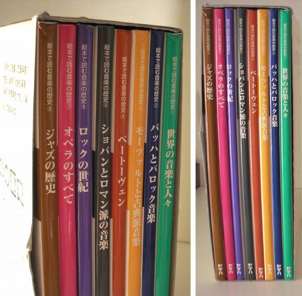 【絶版】絵本で読む音楽の歴史　全８巻 絵本 読む音楽の歴史 全8巻 ヴィジュアル音楽歴史書の決定版の入札履歴
