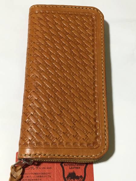 栃木レザー　　長財布 (スタ－刻印)