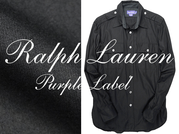 ■新品【ラルフローレン】パープルレーベル最高級サファリシャツ