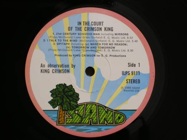 King Crimson The Court In - Of the of .com – Mint Press CRIMSON UK