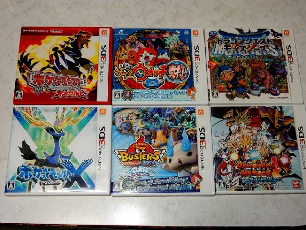 ★中古3DSソフト ポケモン 妖怪ウォッチ ドラゴンボールなど★