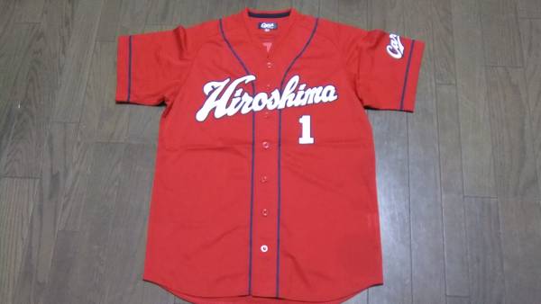 新品☆広島東洋カープ☆1 前田 智徳 赤 ユニフォーム M 【公式通販】