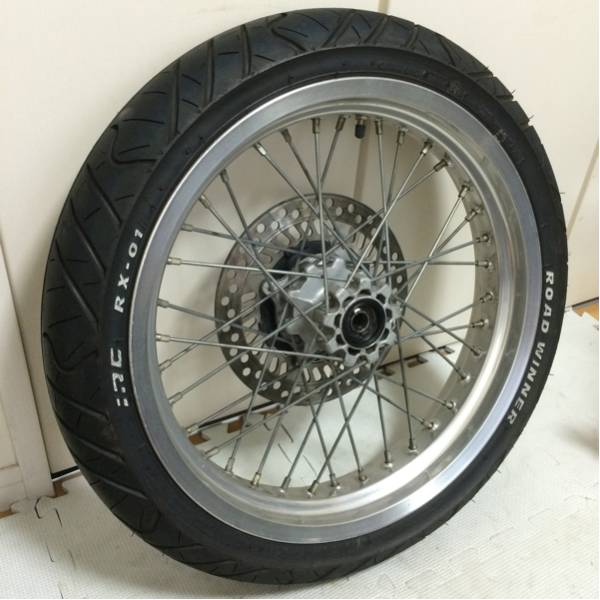 XR250 モタード MD30 フロントホイールSET！ タイヤほぼ新品！ パーツ